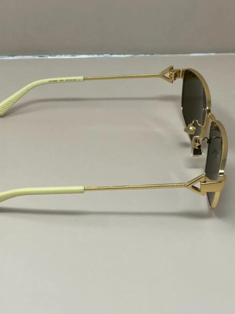 Bottega Veneta | Gold Turn Square Sunglasses